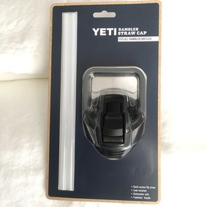 Yeti Rambler Bottle Straw Cap Plus 2 Straws
